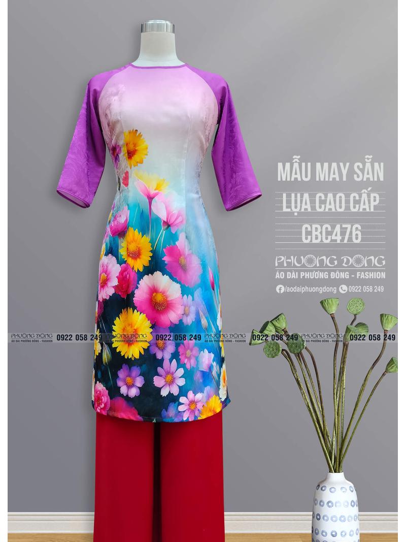 Áo Dài Cách Tân Lụa Cao Cấp CBC476